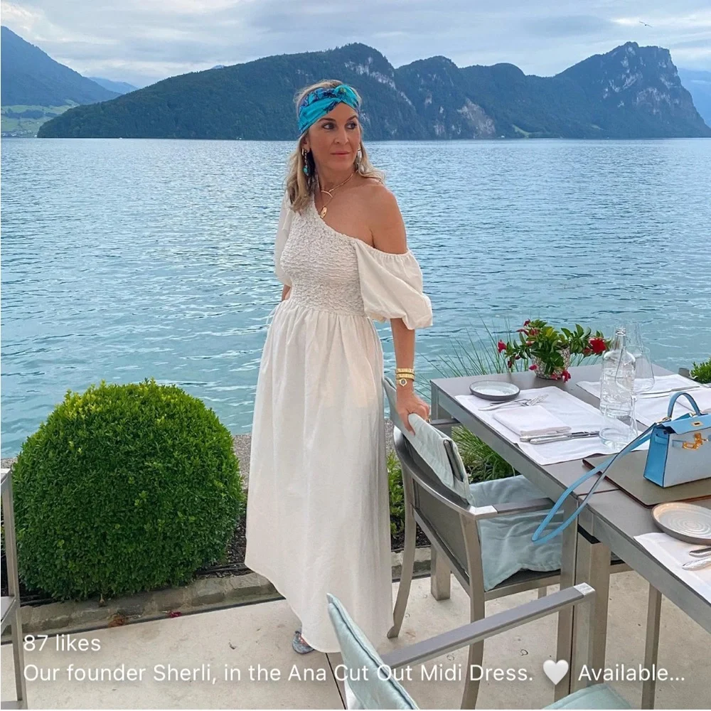 Benaar LA Cutout Midi Dress - Size M - Picture 4 of 8